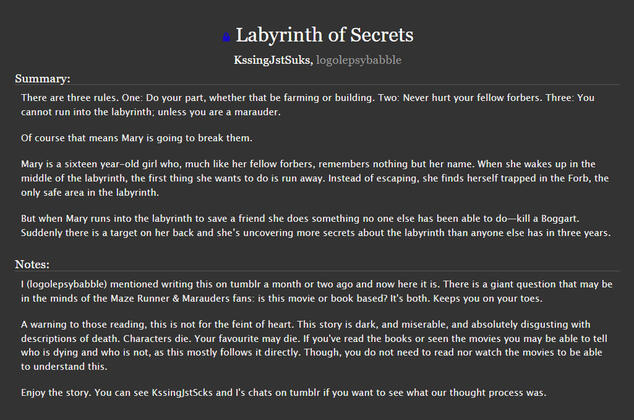 Fanfic Collab